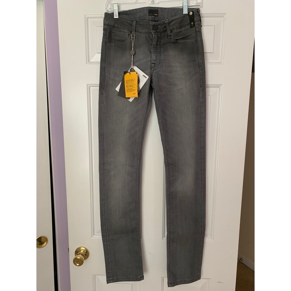 Gray Fendi jeans